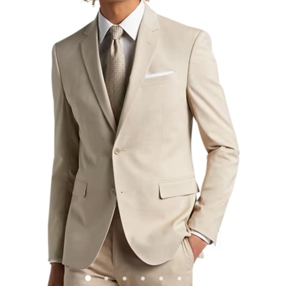 Egara Men's Beige Suit size 40 regular